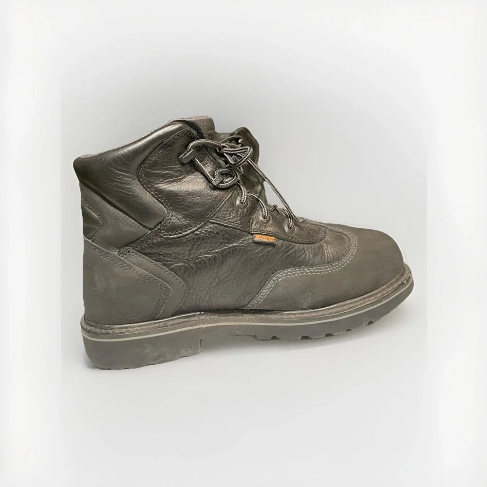 Timberland PRO Met Guard Steel Toe Work Boots Black Leather Safety Mens 13W